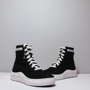 Timberland Black Suede Sneaker Boots